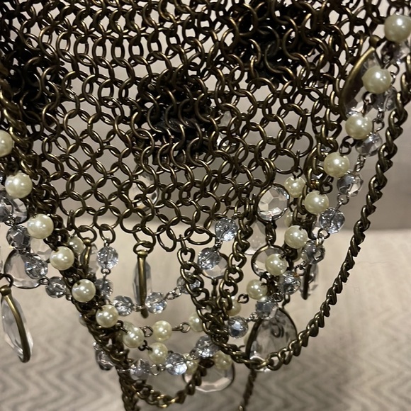 💎Vintage Collar Choker style Gorgeous Gothvibes Statement Italian Necklace 💎 - Picture 17 of 17